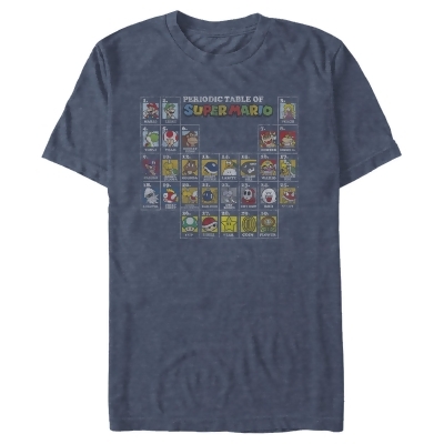 Men's Nintendo Periodic Table of Super Mario Graphic T-Shirt 