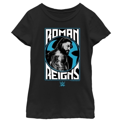 Girl's WWE Roman Reigns Poster Graphic T-Shirt 