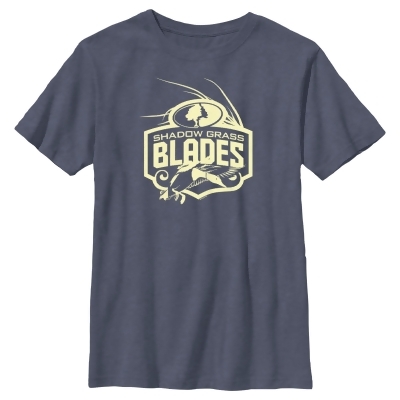 Boy's Mossy Oak Shadow Grass Blades Logo Graphic T-Shirt 
