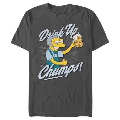 Men's The Simpsons Drink Up, Champs Graphic T-Shirt 