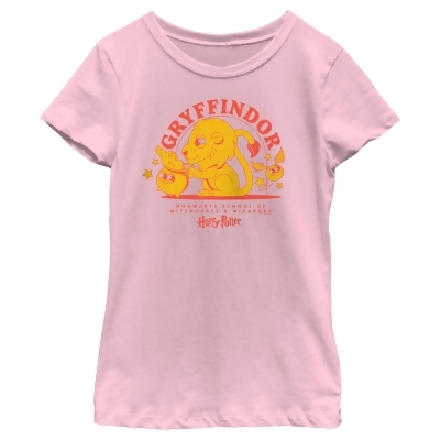 Girl's Harry Potter Cute Gryffindor Lion Graphic T-Shirt 