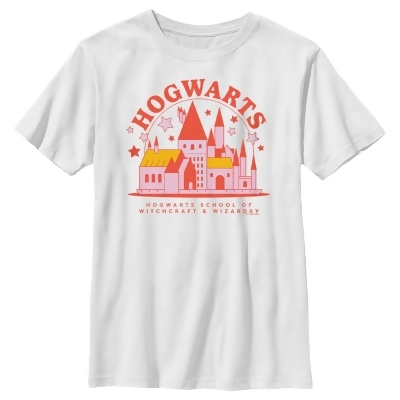 Boy's Harry Potter Cute Starry Hogwarts Graphic T-Shirt 