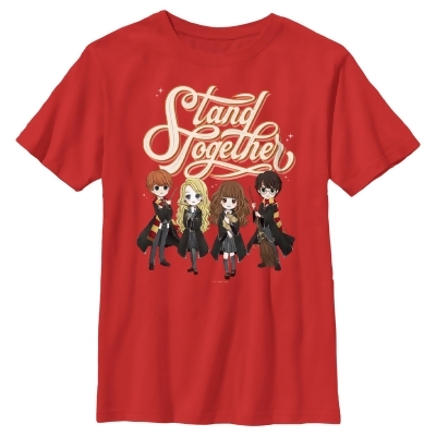 Boy's Harry Potter Stand Together Anime Friends Graphic T-Shirt 