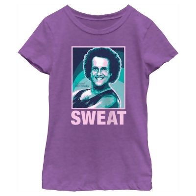 Girl's Richard Simmons Sweat Poster Graphic T-Shirt 