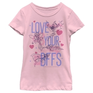 Girl's Batman Valentine's Day Love your BFFS Graphic T-Shirt