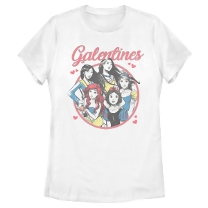 Women's Disney Princesses Realistic Galentine's Day Graphic T-Shirt