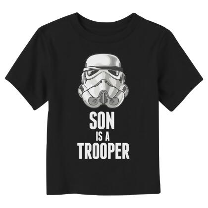 Toddler's Star Wars Stormtrooper Son Is A Trooper Graphic T-Shirt