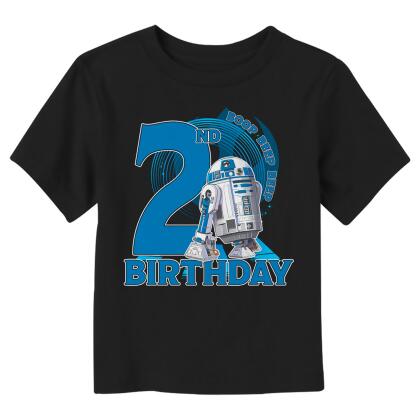 Toddler's Star Wars 2nd Birthday With R2-D2 Graphic T-Shirt