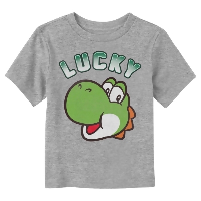 Toddler's Nintendo Super Mario St. Patrick's Day Lucky Yoshi Graphic T-Shirt 