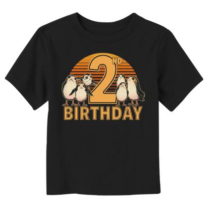 Toddler's Star Wars 2nd Birthday and Porgs Graphic T-Shirt