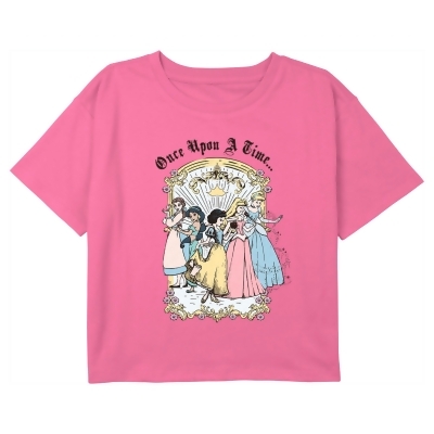 Girl's Disney Princesses Princesses Once Upon a Time… Graphic T-Shirt 