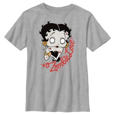 Boy's Betty Boop Valentine's Day Zombie Love Graphic T-Shirt 