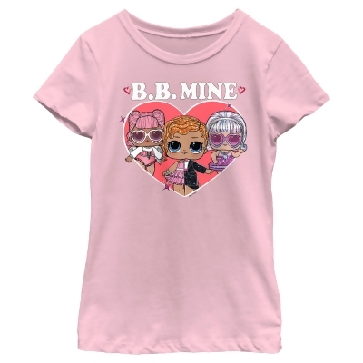 Girl's L.O.L Surprise Valentine's Day B. B. Mine Graphic T-Shirt 