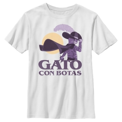 Boy's Puss in Boots: The Last Wish Gato Con Botas Graphic T-Shirt 