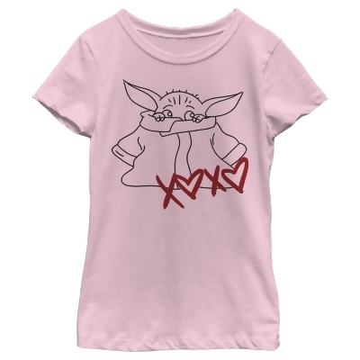 Girl's Star Wars: The Mandalorian The Child Robe XOXO Graphic T-Shirt 