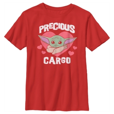 Boy's Star Wars: The Mandalorian Valentine's Day The Child Precious Cargo Graphic T-Shirt 