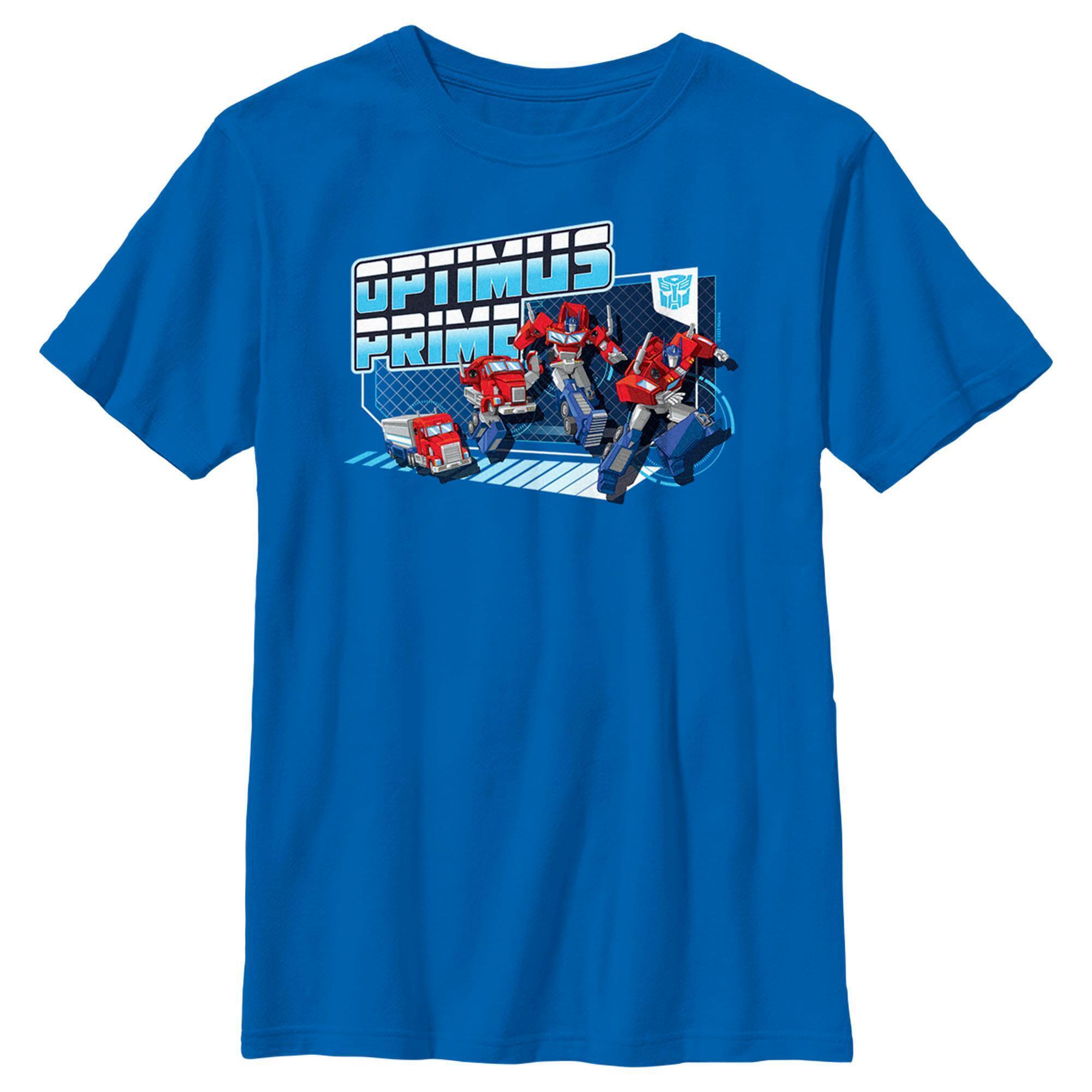 Boy's Transformers: EarthSpark Transforming Optimus Prime Graphic T-Shirt