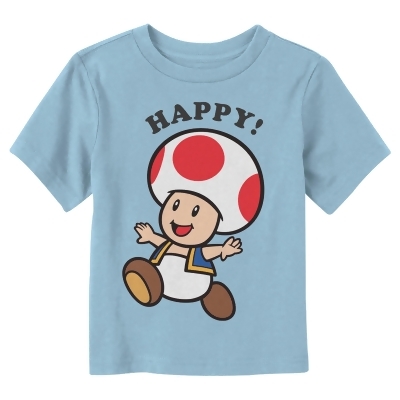 Toddler's Nintendo Happy Toad Graphic T-Shirt 