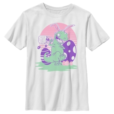 Boy's Rugrats Reptar Easter Eggs Graphic T-Shirt 