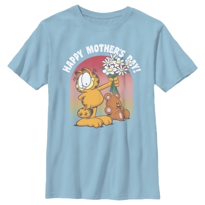 Boy's Garfield Pooky Happy Mother's Day Graphic T-Shirt 