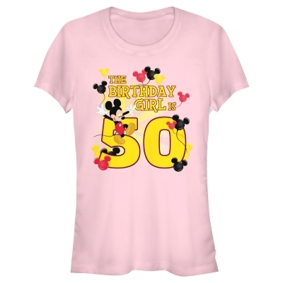 Junior's Mickey & Friends This Birthday Girl Is 50 Graphic T-Shirt 
