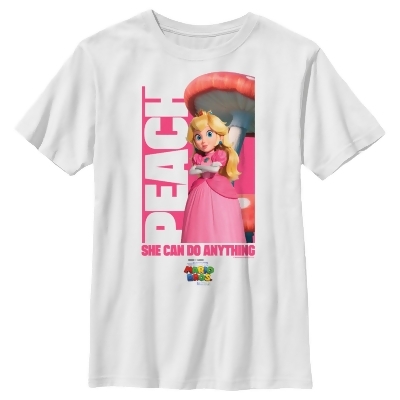 Boy's The Super Mario Bros. Movie Peach She Can Do Anything Graphic T-Shirt 
