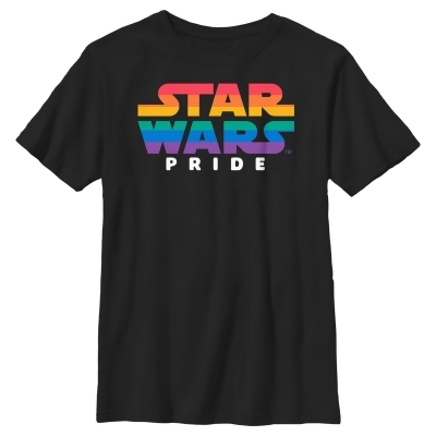 Boy's Star Wars Pride Rainbow Logo Graphic T-Shirt 