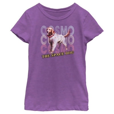 Girl's Guardians of the Galaxy Vol. 3 Cosmo the Space Dog Graphic T-Shirt 