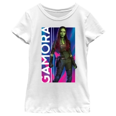 Girl's Guardians of the Galaxy Vol. 3 Gamora Poster Graphic T-Shirt 