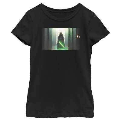 Girl's Star Wars: The Mandalorian Luke Skywalker Lightsaber Graphic T-Shirt 