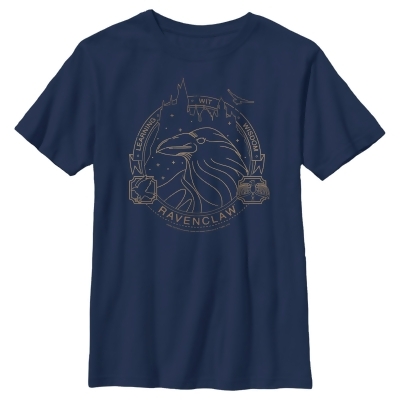 Boy's Harry Potter Ravenclaw House Emblem Graphic T-Shirt 