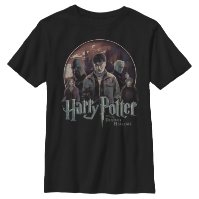 Boy's Harry Potter Deathly Hallows Group Shot Graphic T-Shirt 