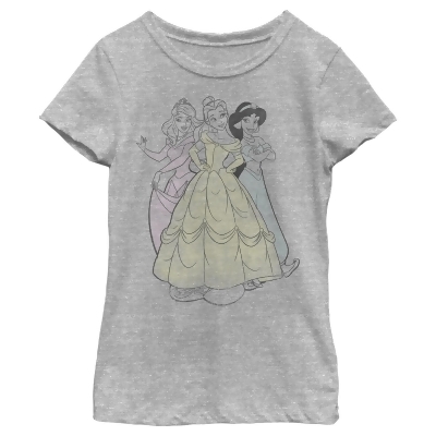 Girl's Disney Princess Coloring Book Graphic T-Shirt 