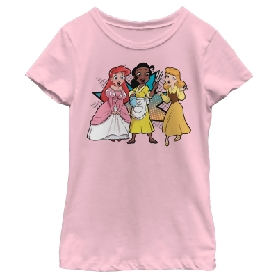 Girl's Disney Comic Book Princesses Graphic T-Shirt 