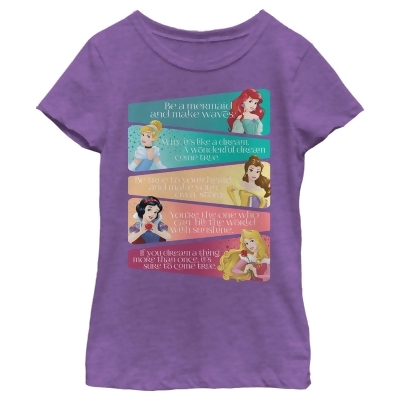 Girl's Disney Princess Advice Graphic T-Shirt 