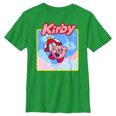 Boy's Nintendo Kirby Flying Portrait Graphic T-Shirt 