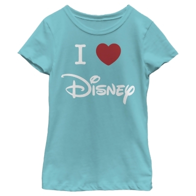 Girl's Disney I Heart Logo Graphic T-Shirt 
