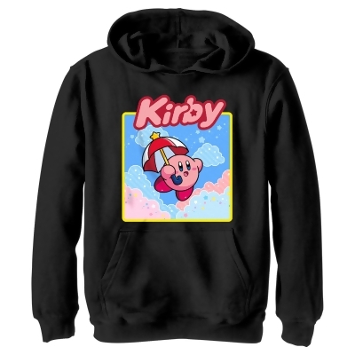 Boy's Nintendo Kirby Flying Portrait Pullover Hoodie 