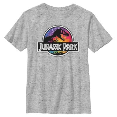 Boy's Jurassic Park Tie-Dye Logo Graphic T-Shirt 