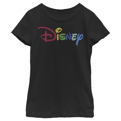 Girl's Disney Classic Multicolored Logo Graphic T-Shirt 