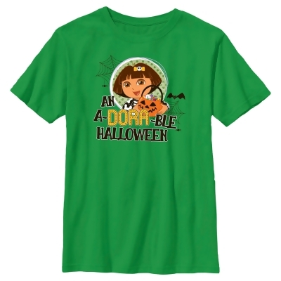 Boy's Dora the Explorer An A-Dora-Ble Halloween Graphic T-Shirt 