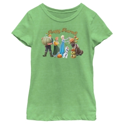 Girl's Frozen Happy Harvest Graphic T-Shirt 