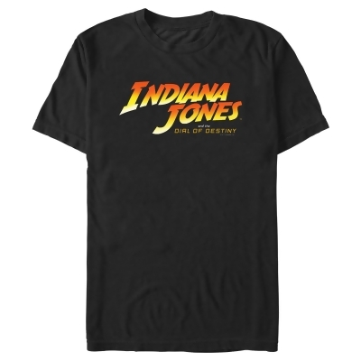 Men's Indiana Jones and the Dial of Destiny Official Movie Logo Graphic T-Shirt 