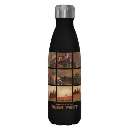 Star Wars: The Book of Boba Fett Desert Palace Panels Stainless Steel Water Bottle 