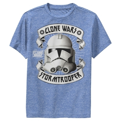 Boy's Star Wars: The Clone Wars Stormtrooper Portrait Performance T-Shirt 