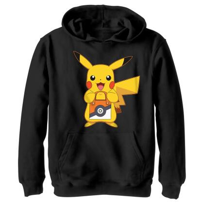 Boy's Pokemon Halloween Trick or Treat Pikachu Pullover Hoodie