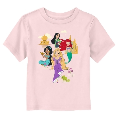 Toddler's Disney Cartoon Princesses Graphic T-Shirt 