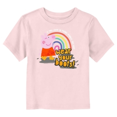 Toddler's Peppa Pig Wear Your Boots Graphic T-Shirt 