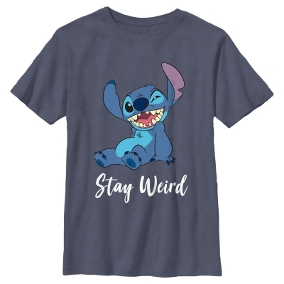 Boy's Lilo & Stitch Stay Weird Stitch Graphic T-Shirt 