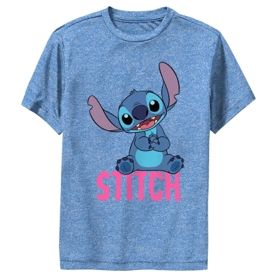 Boy's Lilo & Stitch Sitting Cute Performance T-Shirt 